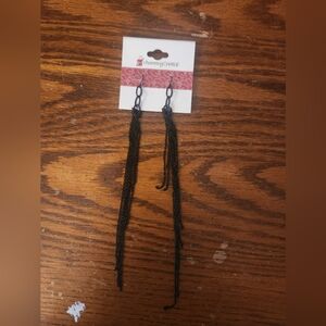 Charming Charlie Black Beaded Necklace